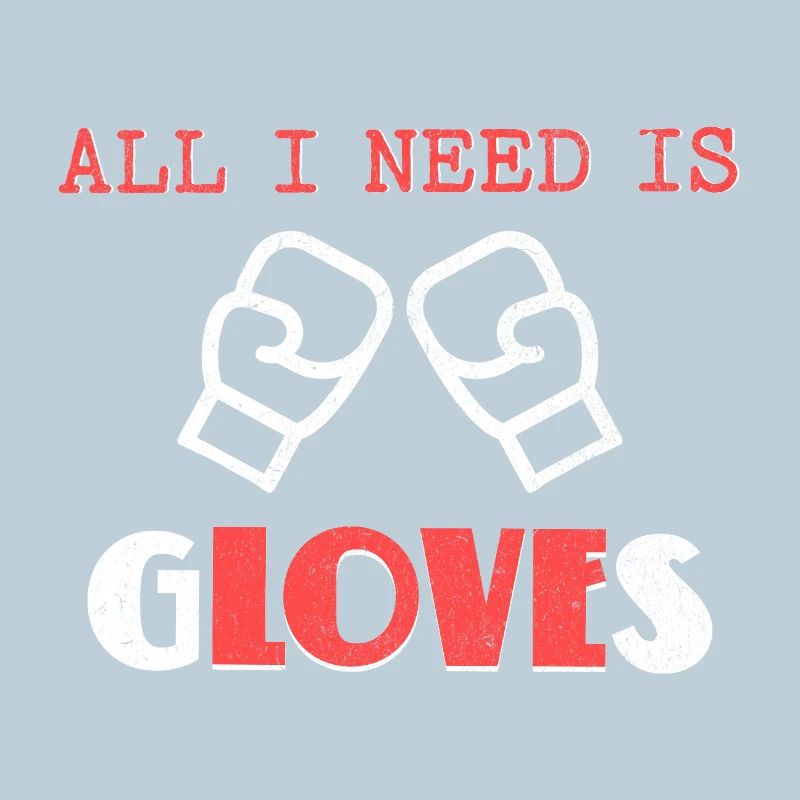 Gants de boxe audacieux Illustration Design
