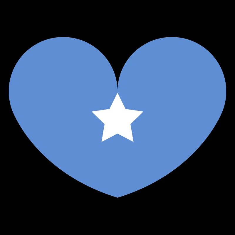 Drapeau du cœur somalien