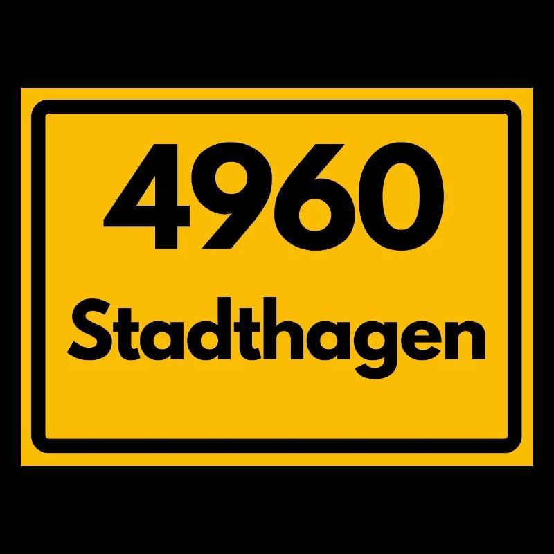 ALTE POSTLEITZAHL PLZ RETRO 4960 STADTHAGEN