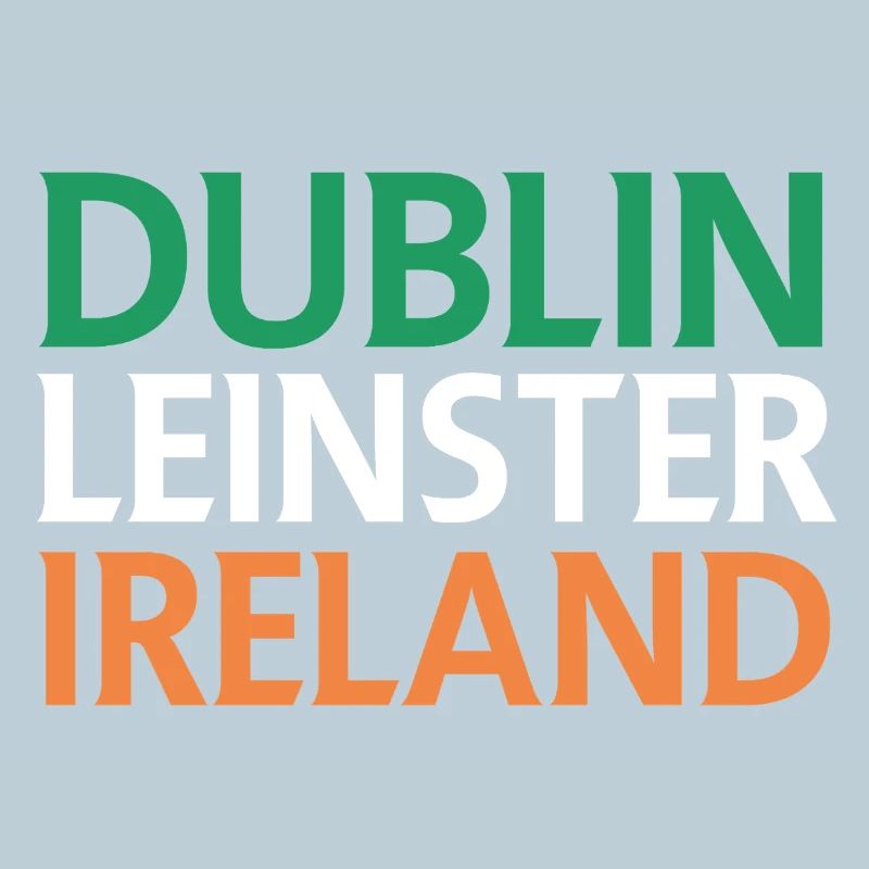Dublin – Ireland Textdesign