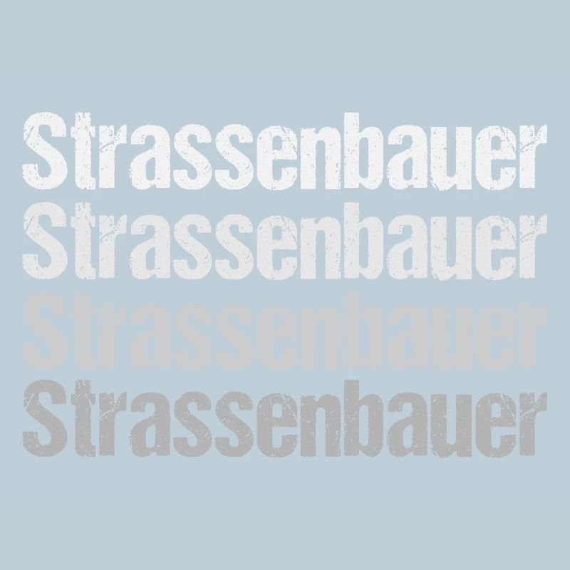 Strassenbauer Typo Muster