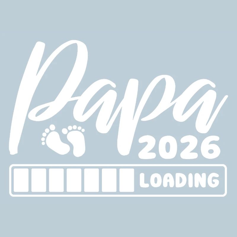 Papa 2026 loading - Schwangerschaft - Geschenk
