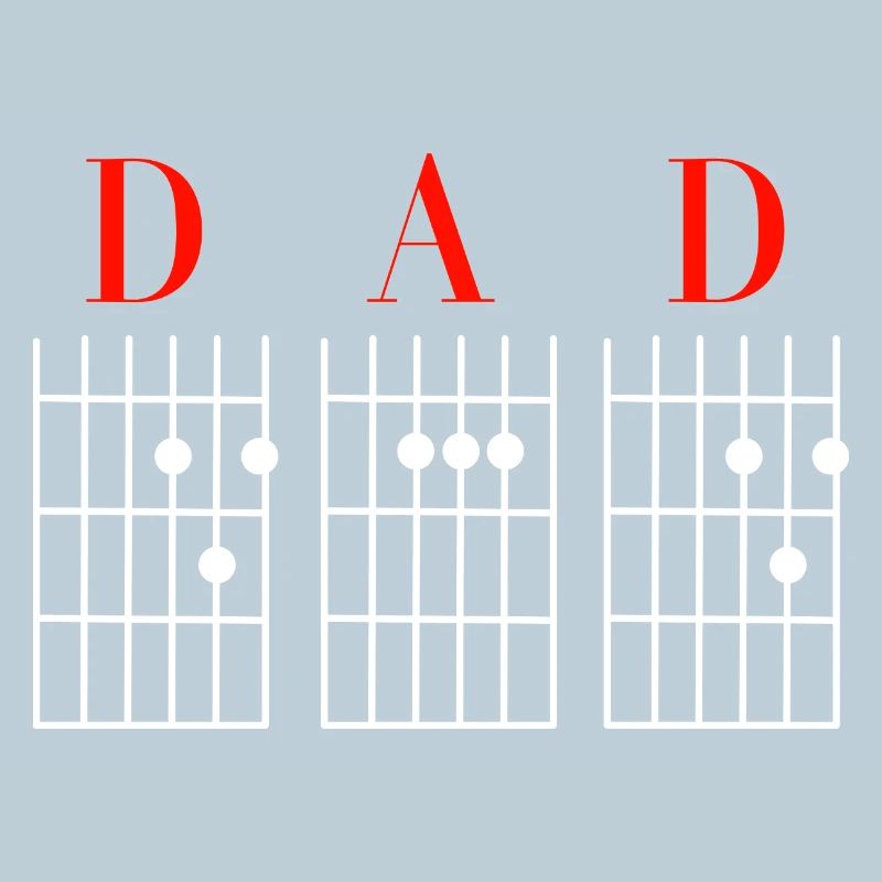 Gitarrist Gitarre Dad
