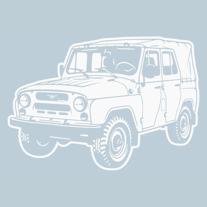 UAZ Geländefahrzeug (Differenzbild)