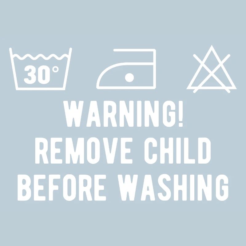Funny washing instruction