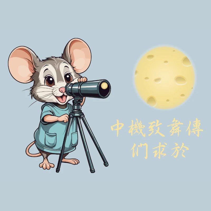 Lune de la souris et du fromage