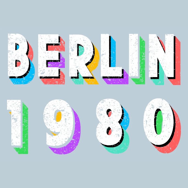 Berlin 1980 Retro Neon