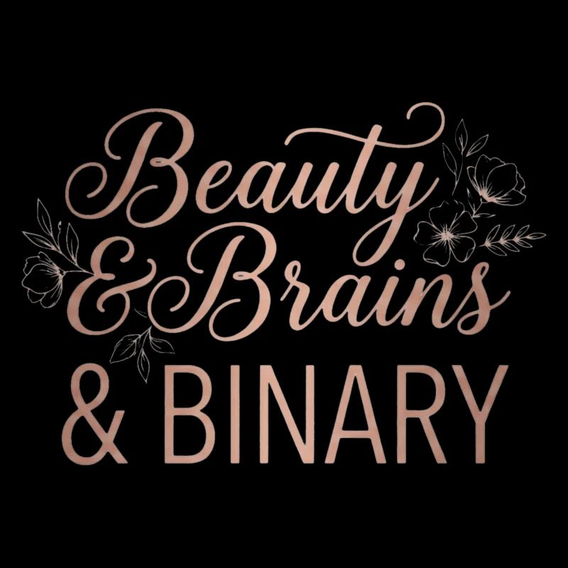Beauté & Intelligence & Binaire – Design Floral Tech