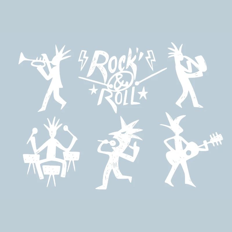Groupe de rock and roll