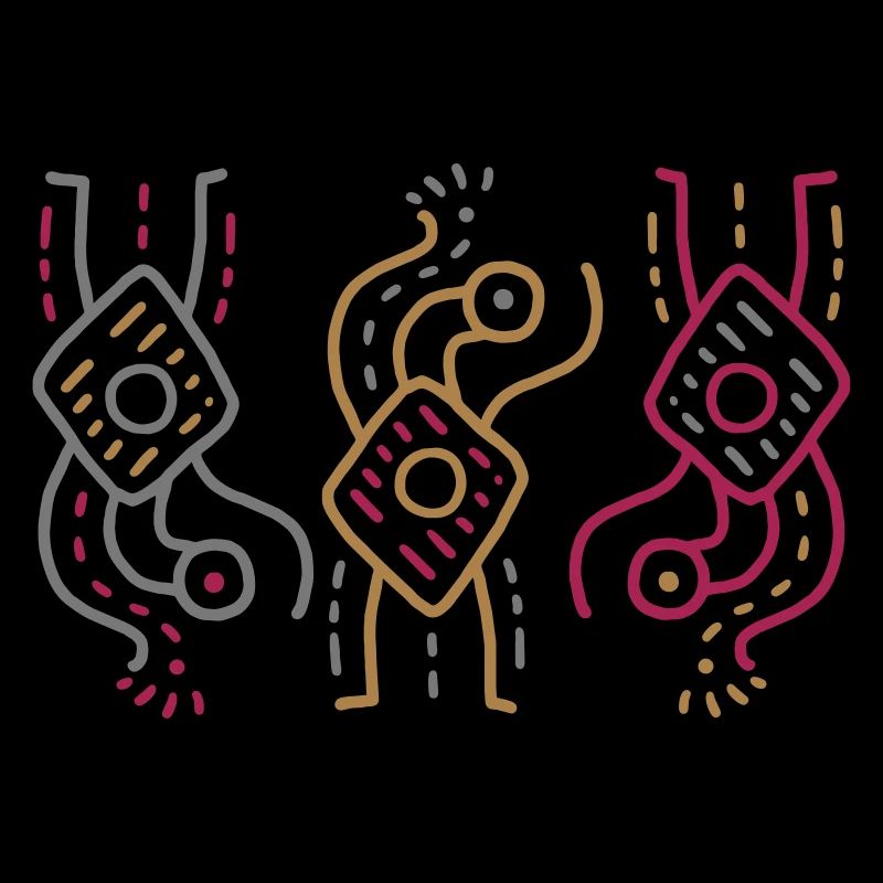 Abstract figures ornament - YMIR - vector graphic
