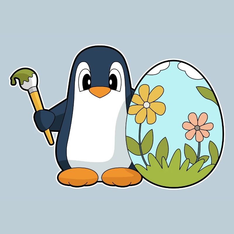 Penguin Easter Easter Egg