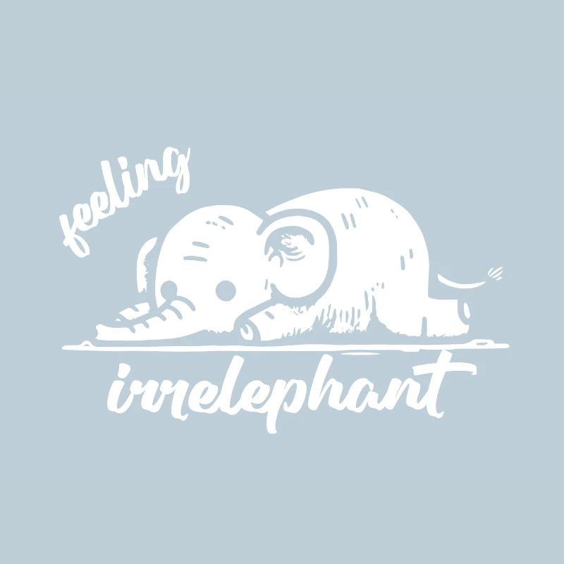 Sentiment irréléphant éléphant animaux drôle jeu de mots