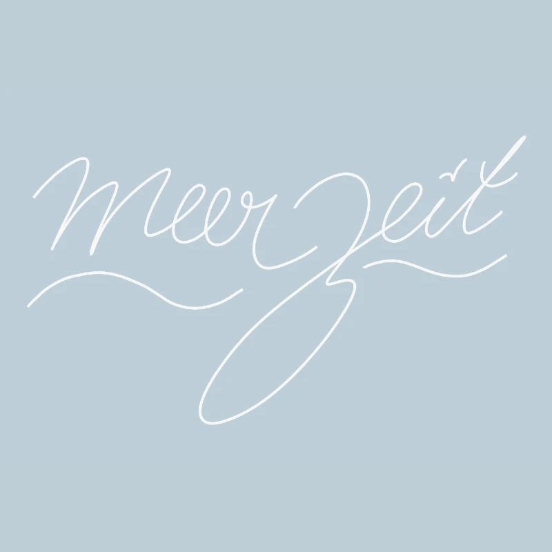 meerzeit Handlettering