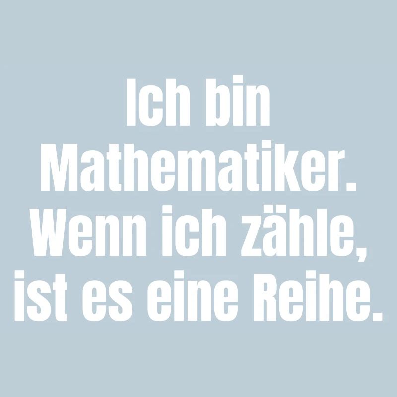 I'm a mathematician: Counting series