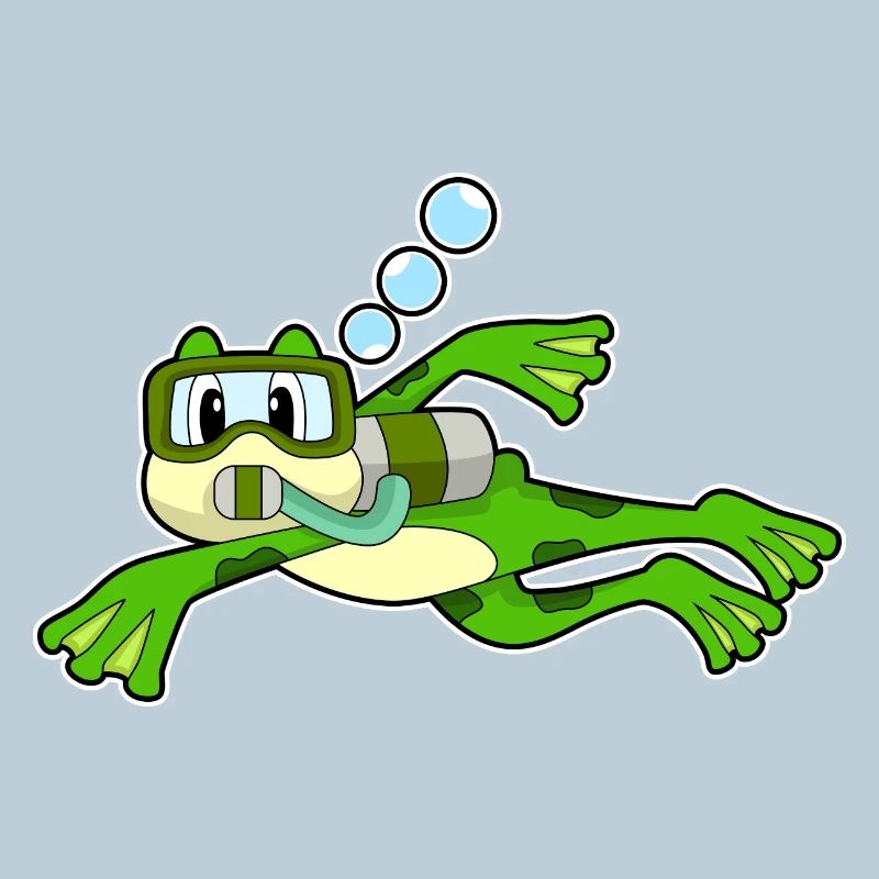 Plongeon de plongée de nage