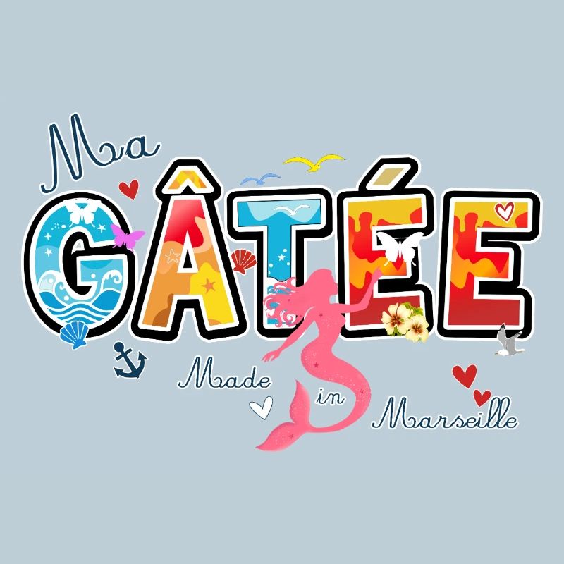Ma Gatée, Expression marseillaise, valentines gift