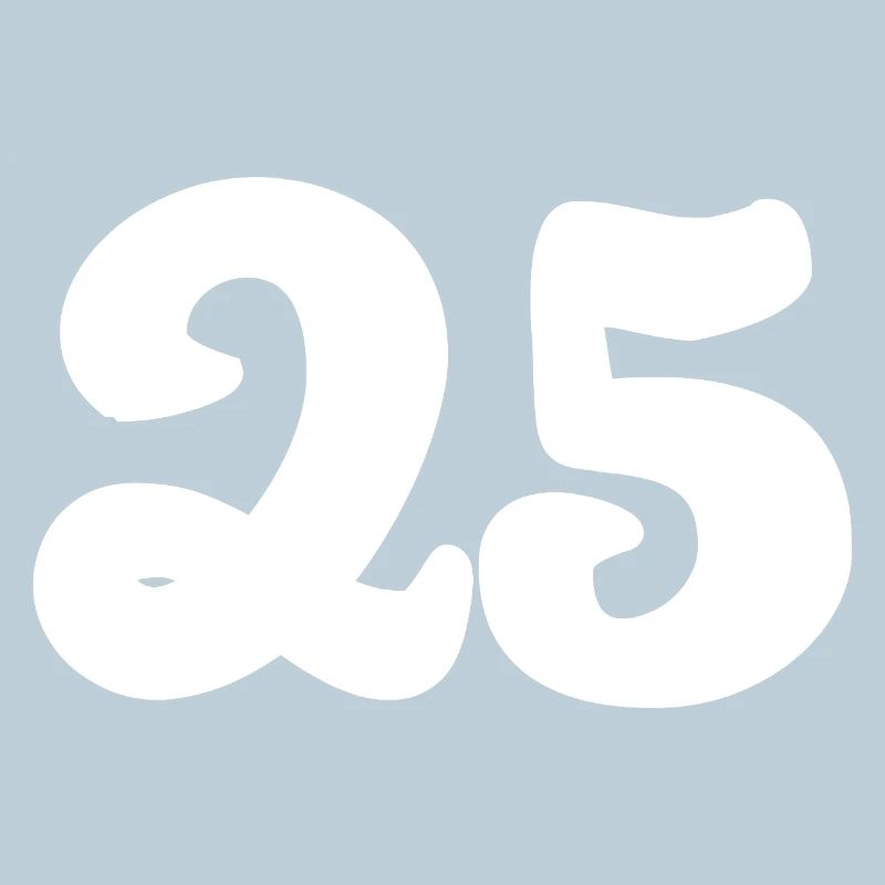 25. 25 ANS. 25e ANNIVERSAIRE. ANNIVERSAIRE 25 ANS.