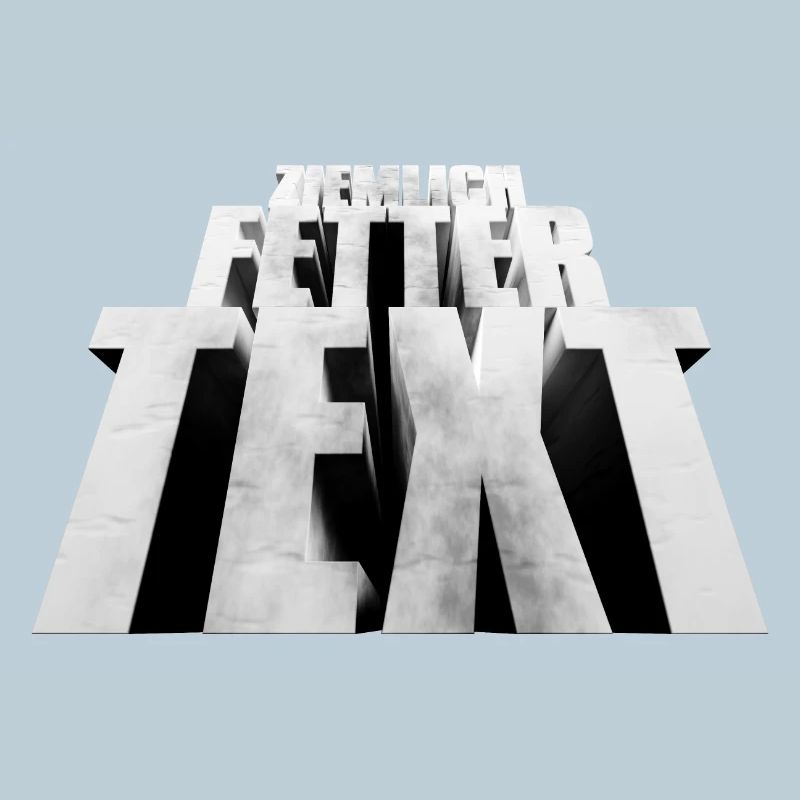 Ziemlich fetter Text