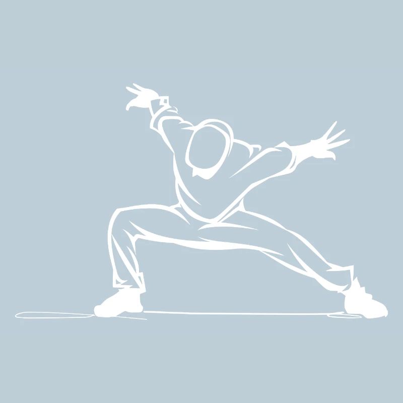 Dessin de breakdancer