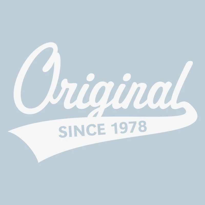 Original Since 1978 (Geburtsjahr, Geburtstag / W)