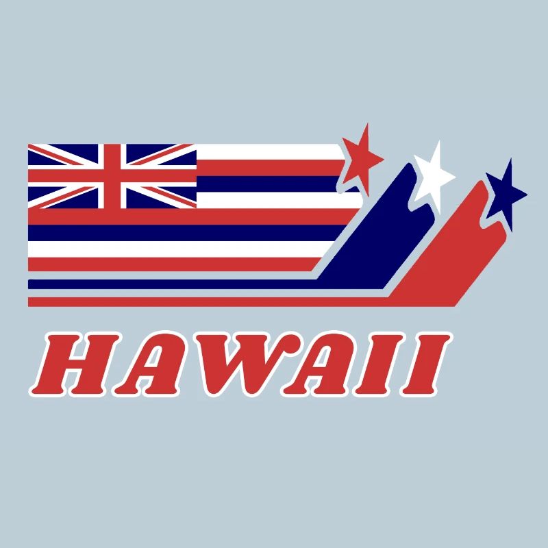 Cadeau de drapeau hawaï Honolulu