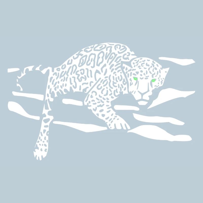 Leopard Sprung Silhouette
