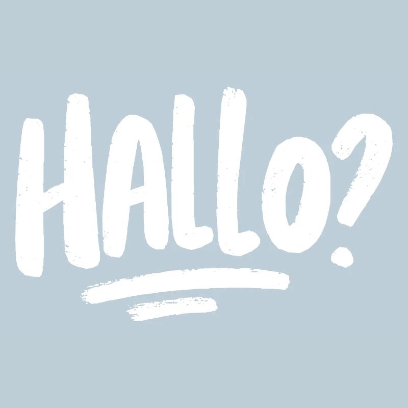 Bonjour? -blanc