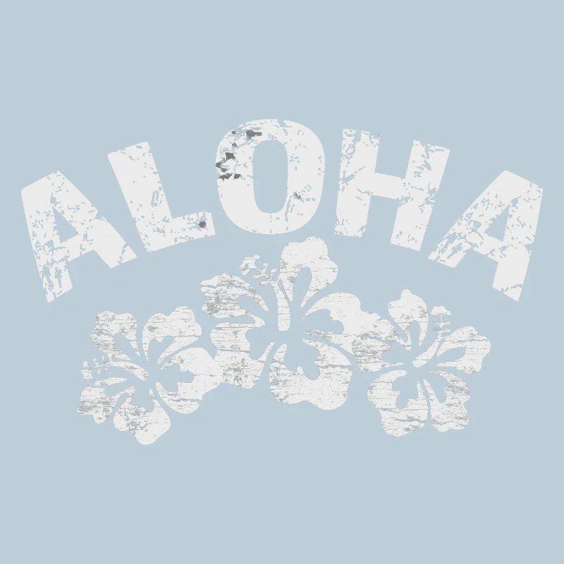 Imprimé vintage d’hibiscus Aloha