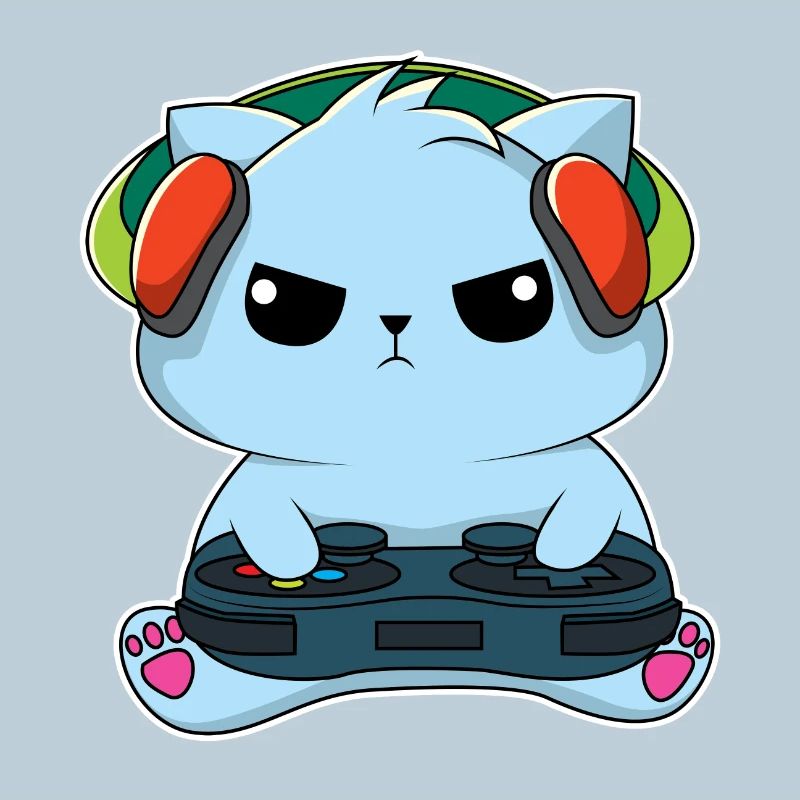 Gamer Cat - Design