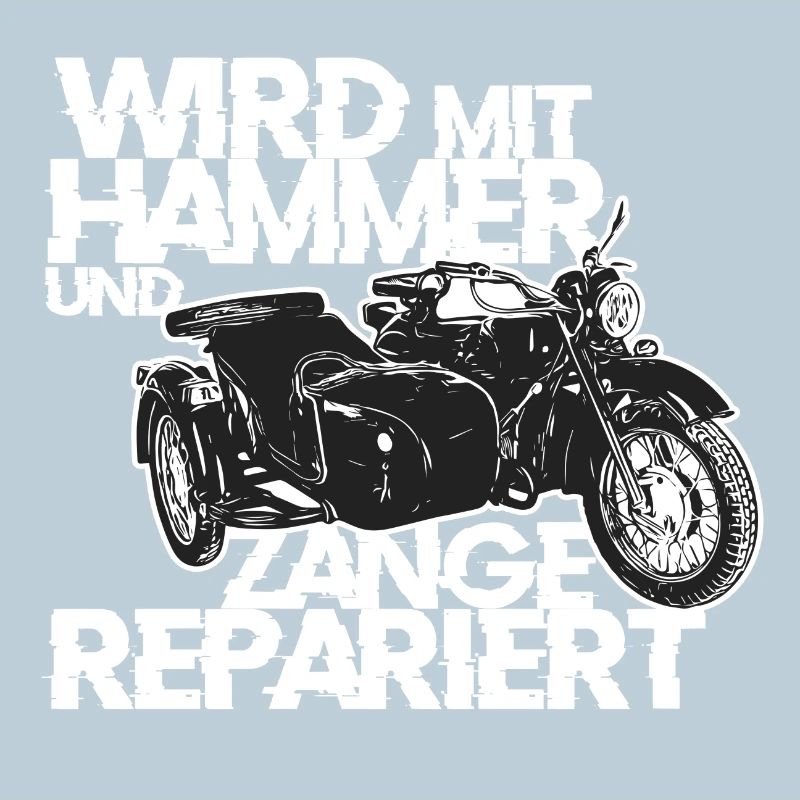 Ural M72 - Wird mit Hammer und Zange repariert
