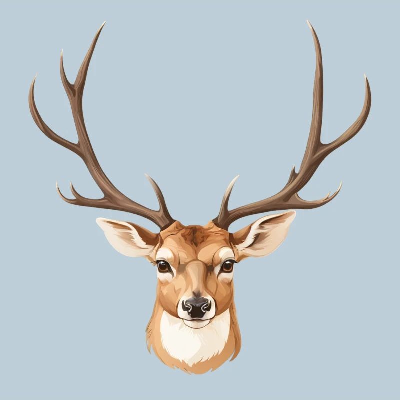 Tête de cerf mignonne