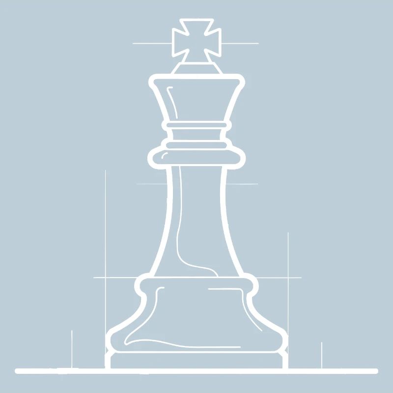 Croquis de pièce d’échecs
