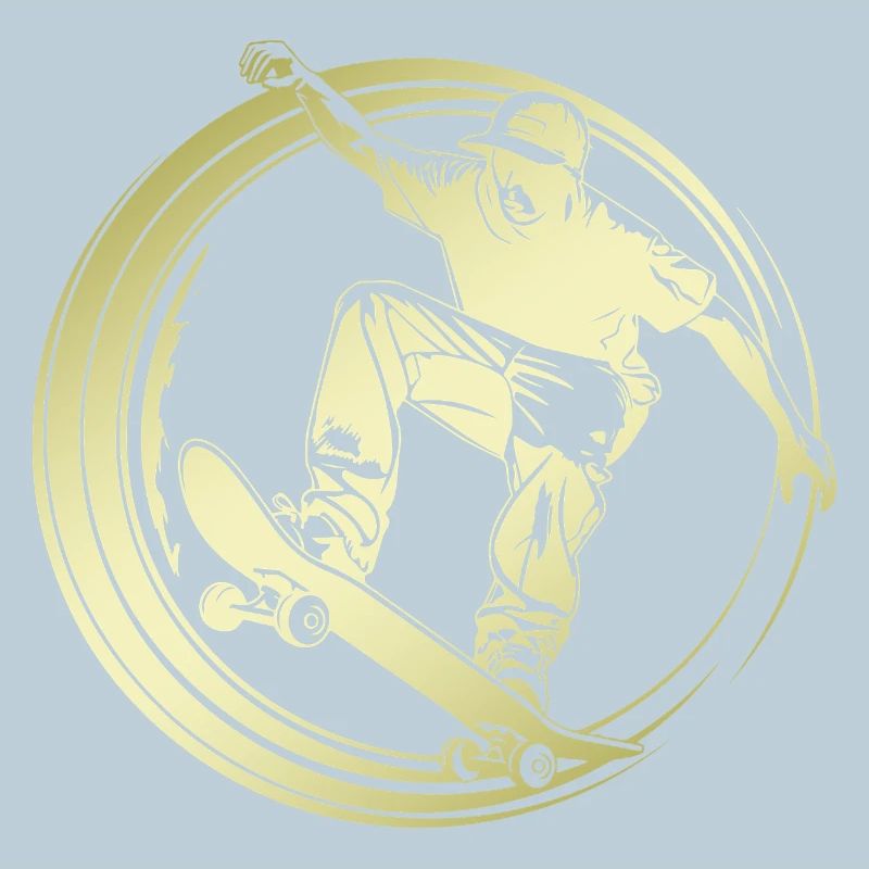 Skateboarding Silhouette Skateboard
