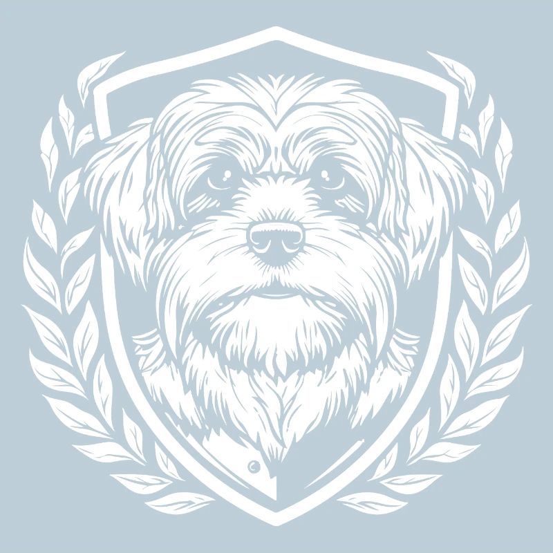 Wächterhund Wappenstil