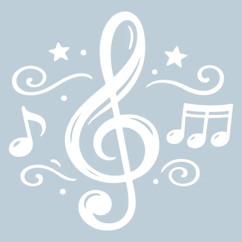 Notes musicales de clé