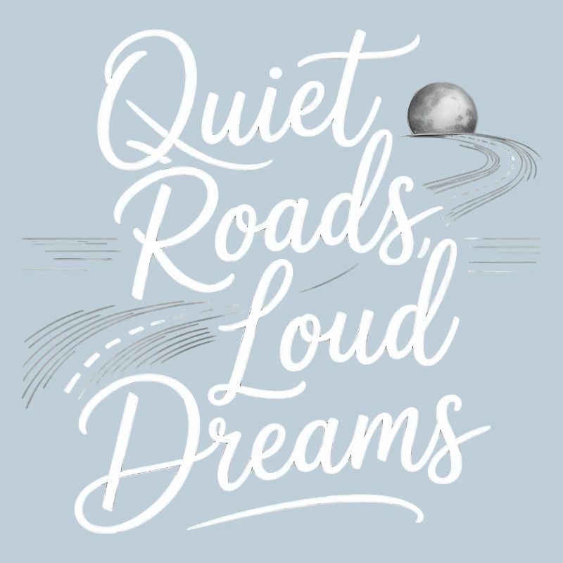 Routes calmes Rêves bruyants - Conception de nuits de road trip