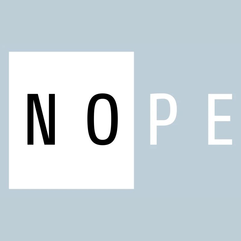 Nope White Geschenk