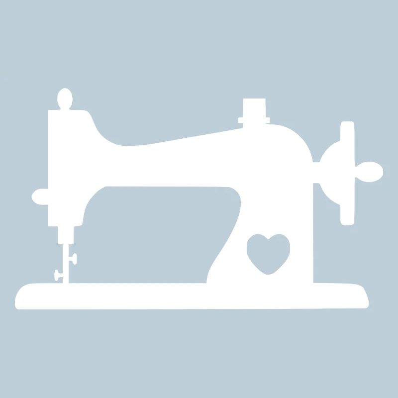 Sewing machine with heart