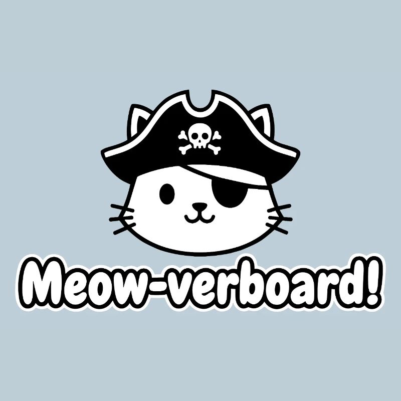 Conception de la planche Cat Pirate Meow