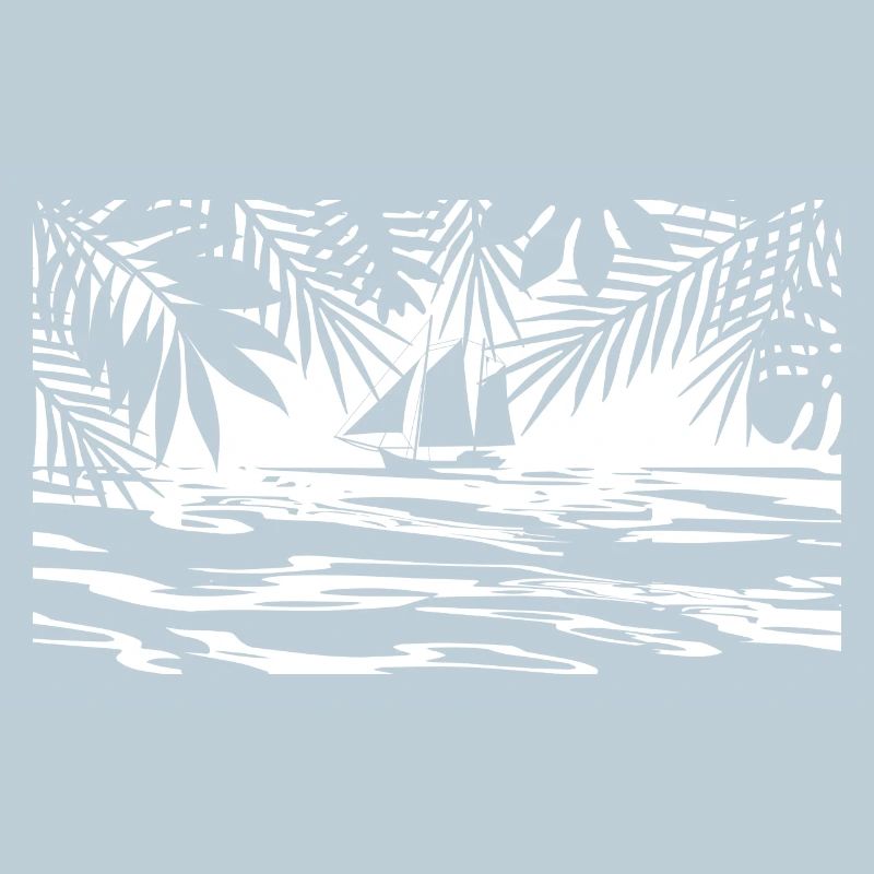 Caribbean, island, ship