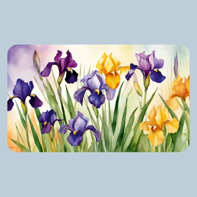 Iris Romantiques - Aquarelles