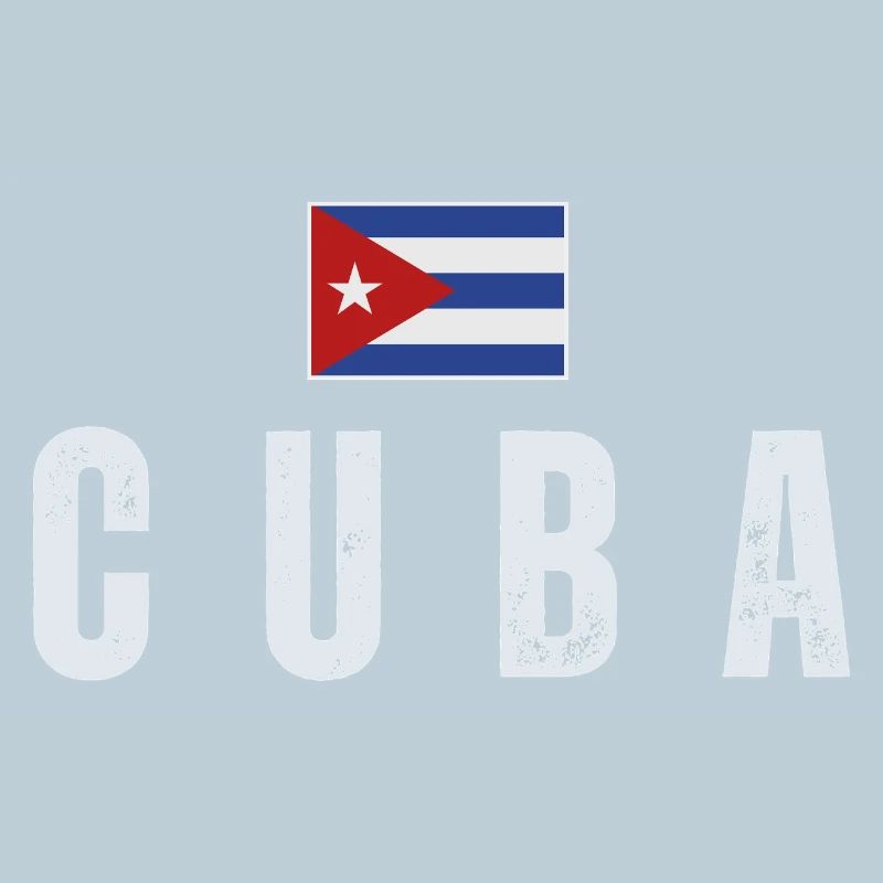 Drapeau cubain, j’adore Cuba