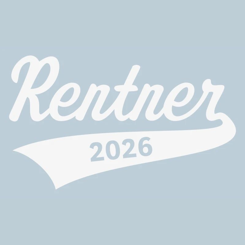 Rentner 2026 (Rente / Ruhestand / White)
