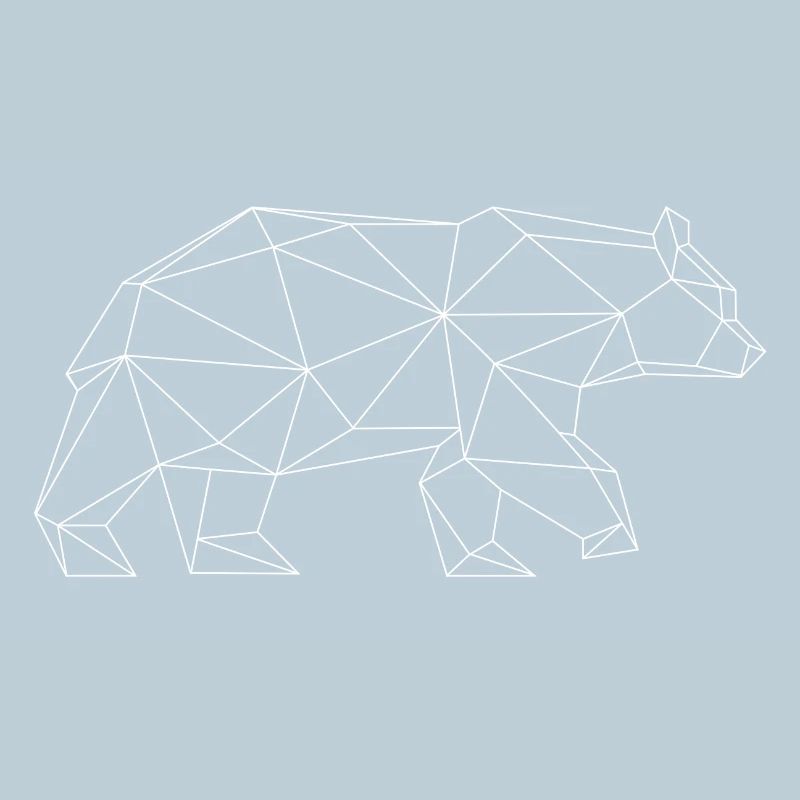 Ours grizzly design de l’ours (blanc)