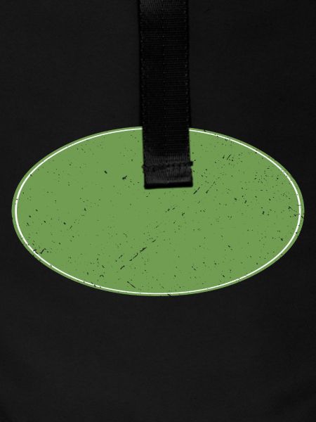 Oval background dirty green