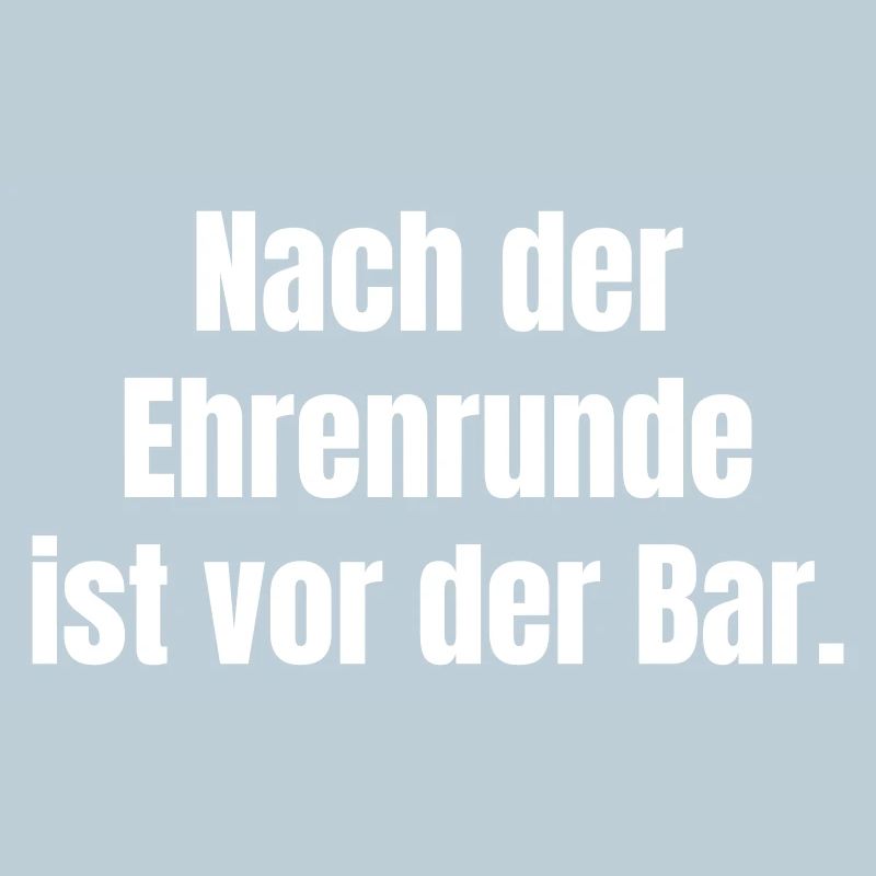 Nach der Ehrenrunde Vor der Bar