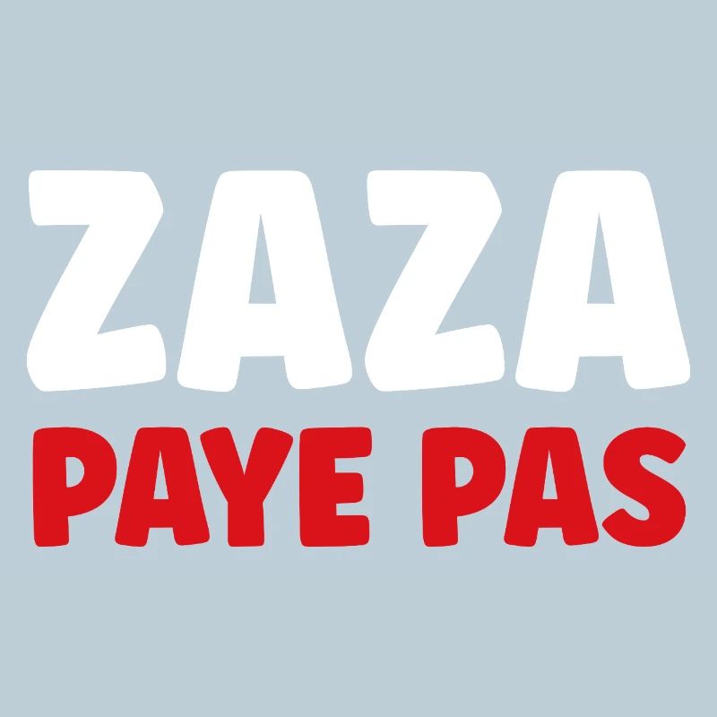 Zaza Paye Pas Typo Pop Coloré