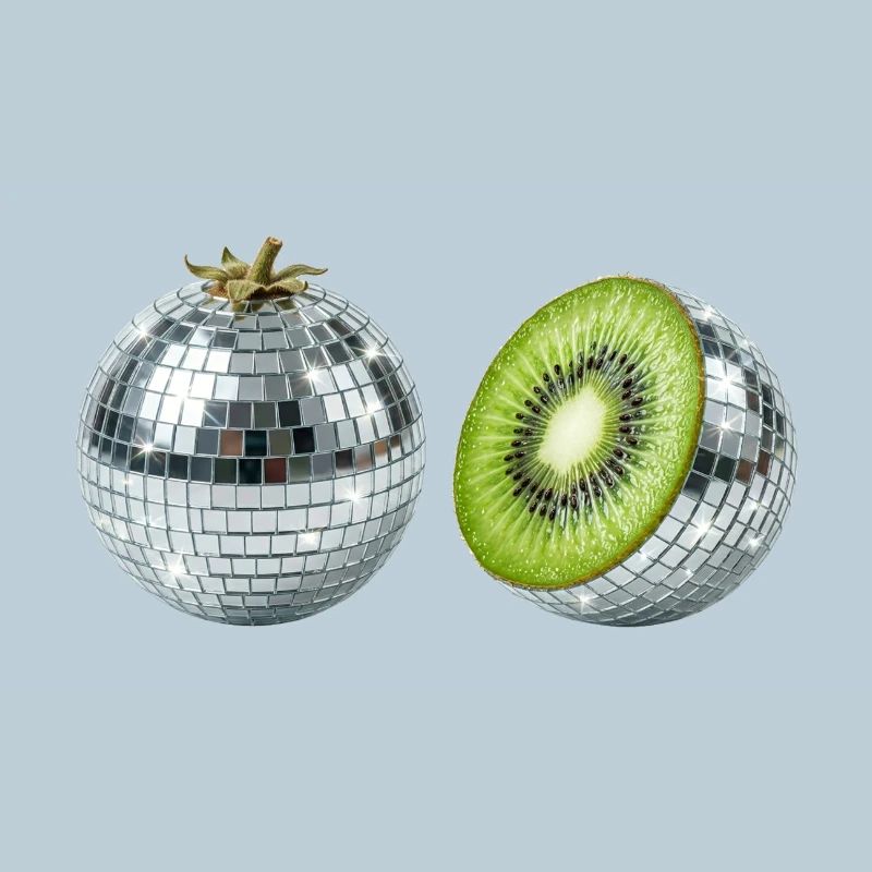 Kiwi Disco Mirror Ball