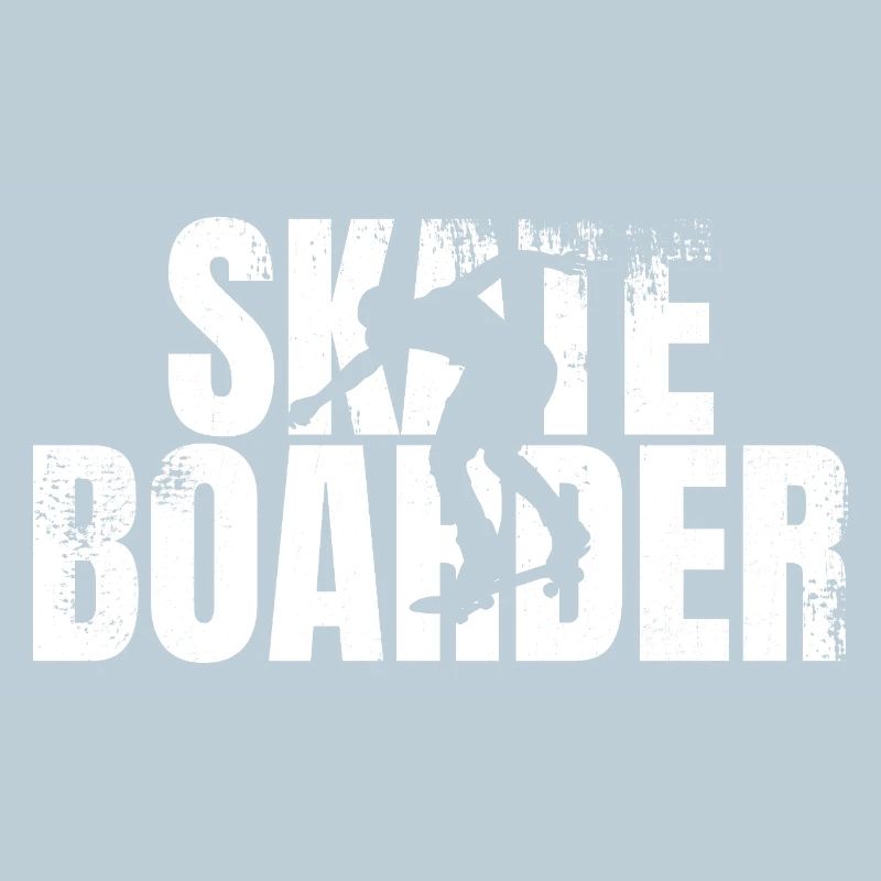 Lustiger Skateboarder
