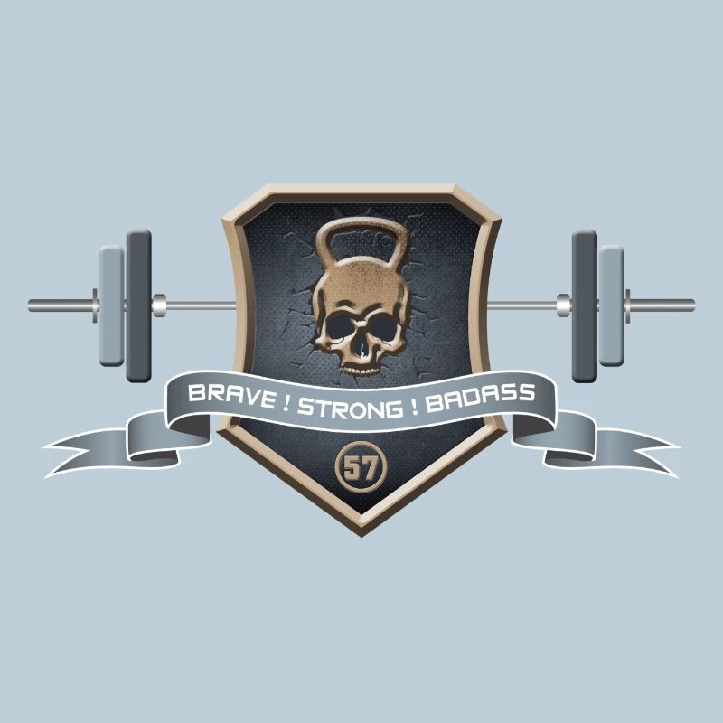 Logo Brave Strong Badass
